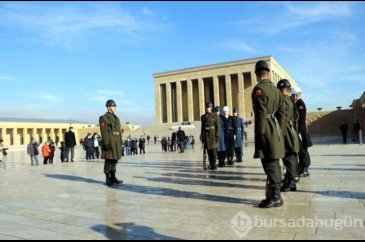 Onlar Anıtkabir'in nöbetçi askerleri
