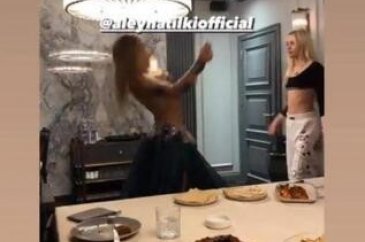 Aleyna Tilki eve dansöz çağırdı..