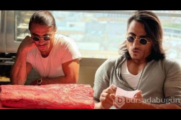 Nusret 'Sevgililer Günü'nü erken kutladı

