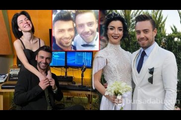 Emre Kaya'nın, Murat Dalkılıç ve Merve Boluğur'un düğününe katıldığ...