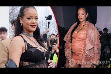 Rihanna'dan iddialı kıyafet...