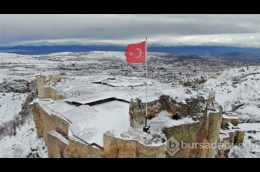 Medeniyetlerin beşiği Harput tekrar beyaza büründü!