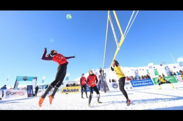 Kar Voleybolu Avrupa Kupası yine Erciyes'te