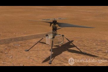 NASA'nın helikopteri Ingenuity, Mars'ta 21'inci uçuşunu tamamladı