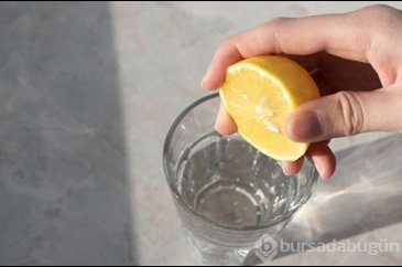 Sahurda bir bardak suya limon sıkıp içerseniz...
