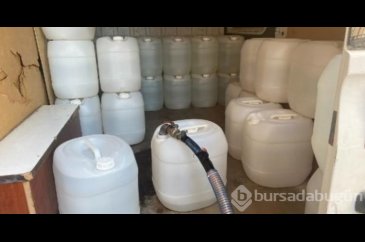  34 ton kaçak içki ele geçirildi!
