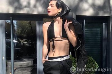 Merve Boluğur kısa taytıyla sabah denize koştu!