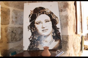 Ziftten yapılan tablolara dünyadan büyük ilgi