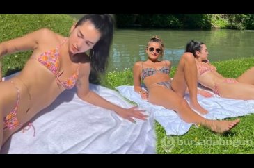 Dua Lipa kendini nehrin sularına bıraktı