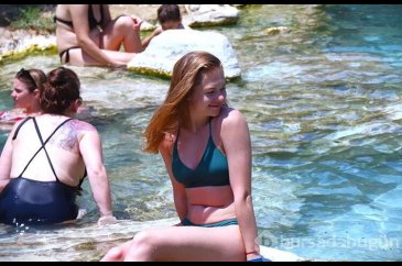 Pamukkale'de 9 günlük tatil bereketi yaşanıyor