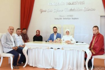 Nikah memuru kendi oğlunun nikahını kıydı