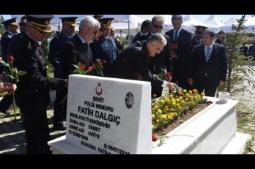 15 Temmuz şehidi mezarı başında anıldı
