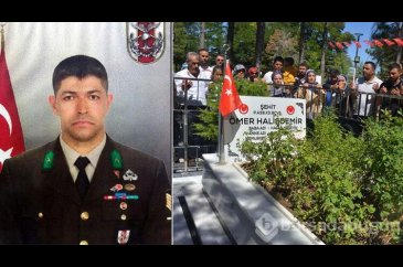 Ömer Halisdemir'in kabrine ziyaretçi akını