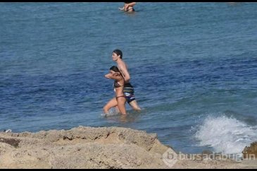 Ebru Şahin ve Cedi Osman balayında