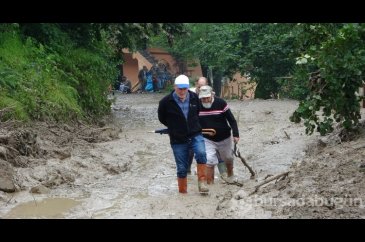 Ordu'da heyelan 