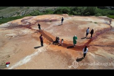 Erzincan'ın Otlukbeli travertenli gölü turizme kazandırılıyor