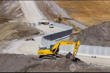 Van-İran sınırındaki duvar inşaatı sürüyor