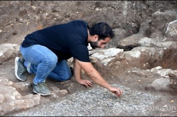 Sinop'ta Balatlar kazısında Helenistik döneme ait kanatlı Eros figü...
