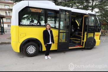 Çankırı'nın ilk kadın otobüs şoförü