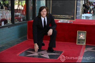 Norman Reedus'un da artık Hollywood Şöhretler Kaldırımı'nda yıldızı...