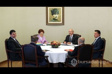 CHP ev sahipliğindeki son 'altılı masa' toplantısında sunulan kriti...