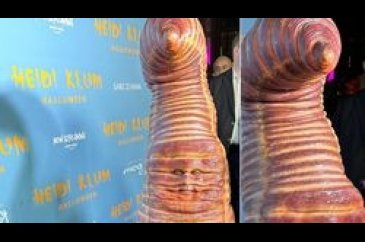 Heidi Klum solucan oldu
