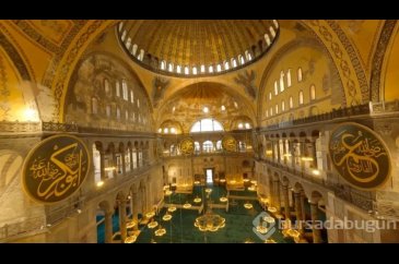 Ayasofya'dan özel görüntüler