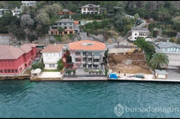 Abramoviç'in Beykoz'da kiraladığı yalı havadan görüntülendi
