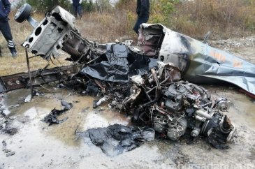 Bursa'da tek motorlu uçak düştü