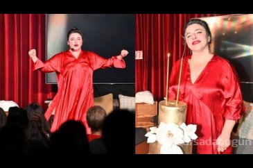 Esra Dermancıoğlu'na sahnede sürpriz doğum günü sürprizi
