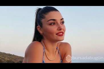 Hande Erçel'in iddialı pozları