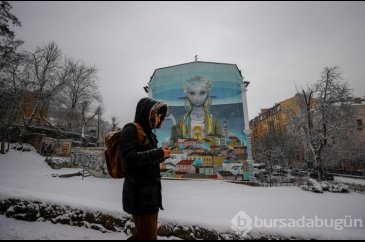 Ukrayna'nın renkli duvarları dikkat çekti
