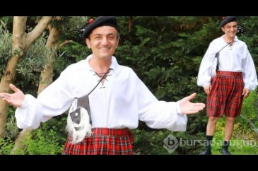 Ersin Korkut, senaryo gereği kilt giydi!