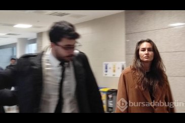 Eda Taşpınar mescit içerisinde poz vermesi nedeniyle ifade verdi

