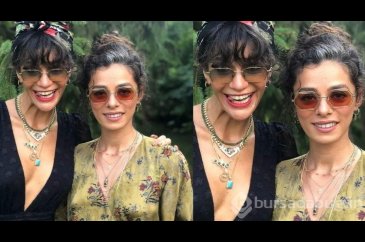 Özge Özpirinçci ve Berrak Tüzünataç'ın eğlenceli gecesi
