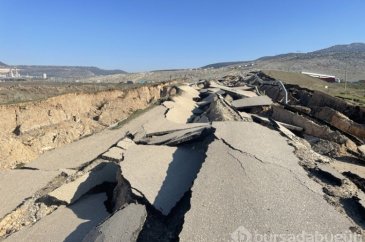 Deprem sonrası köy yolları bu hale geldi