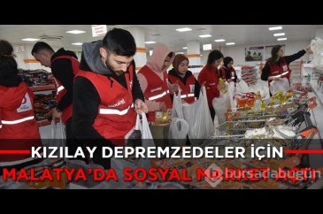 Kızılay Malatya'da sosyal market açtı