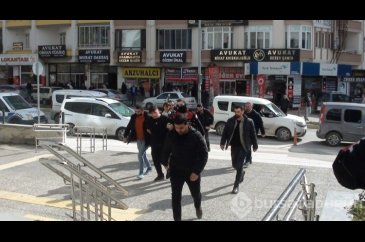 Şüpheliler adliyeye sevk edildi