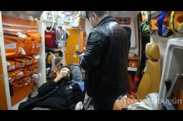 Evinde yatarken ağzından vuruldu