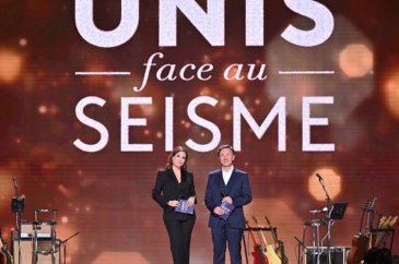 Paris'te depremzedeler için konser verildi
