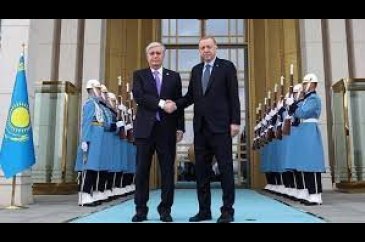 Cumhurbaşkanı Recep Tayyip Erdoğan, Kazakistan Cumhurbaşkanı Kasım ...