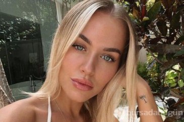 Ünlü model Lottie Tomlinson göğüs dekoltesiyle büyüledi