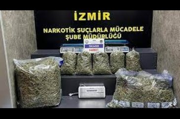 44 kilo 600 gram esrar ele geçirildi