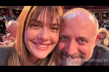 Güzel oyuncu Bergüzar Korel, Londra'da helva kavurdu