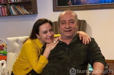 Ezgi Sertel babasını son yolculuğuna uğurladı
