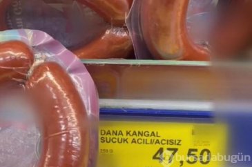 Sucuk yerine ot yediriyorlar