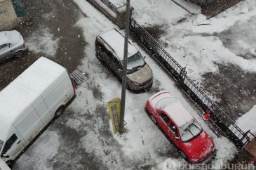 Ardahan günün ilk ışıklarında beyaza büründü