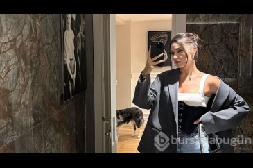 Güzel oyuncu Hande Erçel mini etekli pozlarını paylaştı
