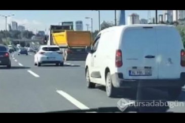 Hafriyat kamyonuyla makas attı; 14 bin lira ceza yedi