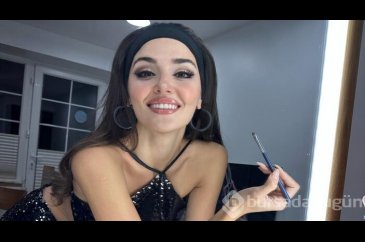  Hande Erçel'in 80'ler tarzına yorum yağdı